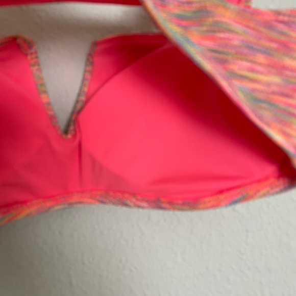 Aerie multi color bandeau swim top small - Picture 3 of 8